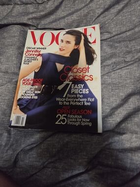Vogue Cover Featuring Navy Dress November 2007 issue